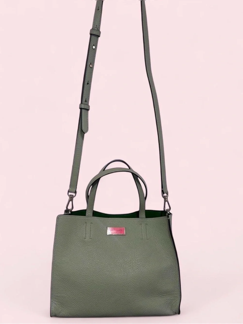 Kate Spade New York Sam Medium Satchel in the Light Pistachio